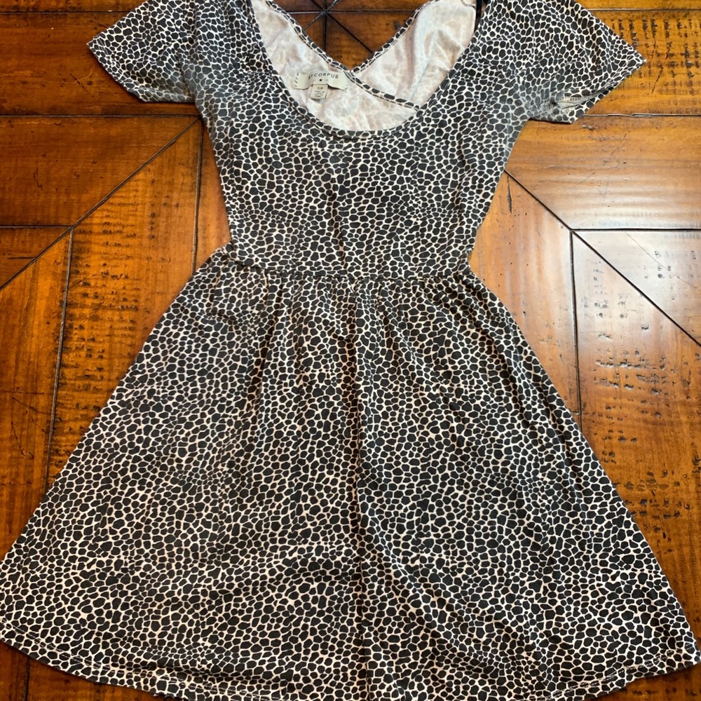 Leopard Print Jersey Dress from Urban Outfitters